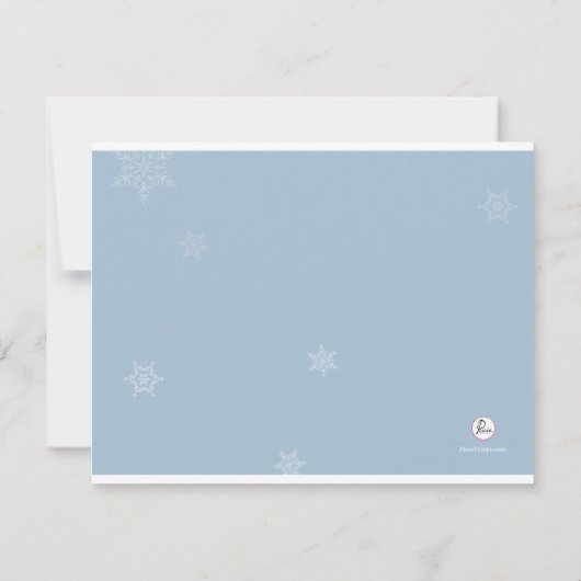 Invitation à la neige douce (Dos)