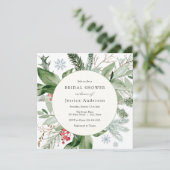 Invitation à la neige et à la douche nuptiale À fe (Debout devant)