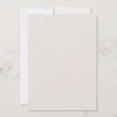 Invitation À la nouvelle année Fête noire et or (Dos)