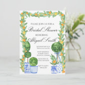 Invitation à la nuptiale Chinoiserie et Citrus (Debout devant)