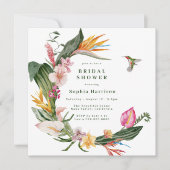 Invitation à la nuptiale de couronnes florales tro (Devant)