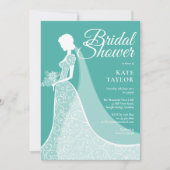 Invitation à la nuptiale de dentelle blanche turqu (Devant)