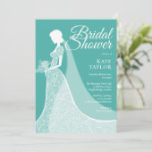 Invitation à la nuptiale de dentelle blanche turqu (Debout devant)