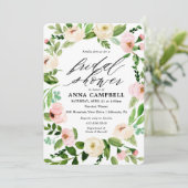 Invitation à la nuptiale de la couronne de fleurs (Debout devant)