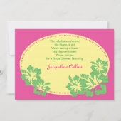 Invitation à la nuptiale de l'Hibiscus d'Hawaï (Devant)