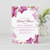 Invitation à la nuptiale de l'orchidée tropicale (Debout devant)