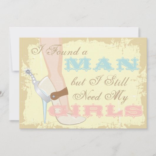 Invitation à la nuptiale d'une fille du pays (Devant)