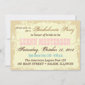 Invitation à la nuptiale d'une fille du pays (Dos)