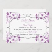 Invitation à la nuptiale florale (Devant / Derrière)