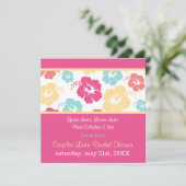 Invitation à la nuptiale Hibiscus Luau (Debout devant)