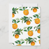 Invitation à la nuptiale Orange Main Squeeze (Dos)