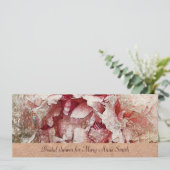 Invitation à la nuptiale Victorian Pink (Debout devant)