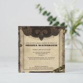 Invitation à la nuptiale Victorian Steampunk (Debout devant)