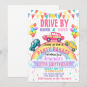 Invitation à la parade d'anniversaire de Rainbow D (Devant / Derrière)