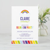 Invitation à la partie arc-en-ciel (Debout devant)