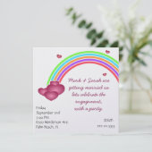Invitation à la partie arc-en-ciel (Debout devant)