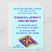 Invitation à la partie de billard aquatique (Dos)