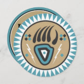 Invitation à la patte d'ours des Amérindiens (Devant / Derrière)