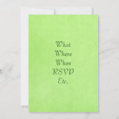 Invitation à la peau de bébé (Dos)