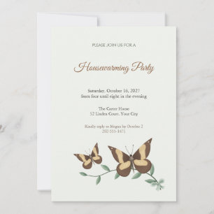 Invitation à la pendaison de crémaillère de la mai