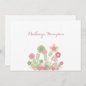 Invitation à la perfection/papeterie (Devant / Derrière)