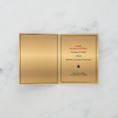 Invitation à la photo de famille du dîner de Noël (Intérieur)