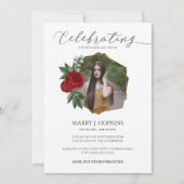 Invitation à la photo de Red Blossom (Devant)