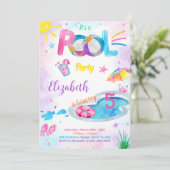 Invitation à la piscine (Debout devant)