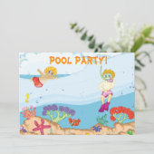 invitation à la piscine (Debout devant)