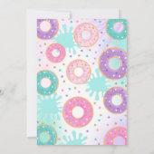 Invitation À La Piscine Dunk Et Donuts Pool Party (Dos)