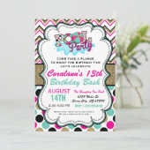 Invitation à la piscine - Fête d'été - Fête de l'e (Debout devant)