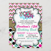 Invitation à la piscine - Fête d'été - Fête de l'e (Devant / Derrière)