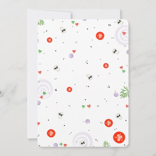 Invitation à la pizza (Dos)