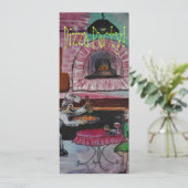 invitation à la pizza (Debout devant)