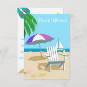 Invitation à la plage (Devant / Derrière)