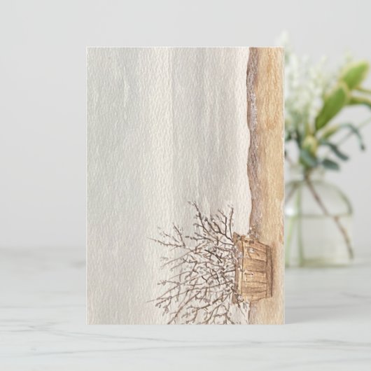 invitation à la plage de brouillard (Debout devant)