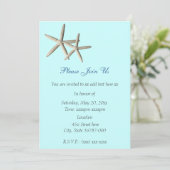 Invitation à la plage de Starfish (Debout devant)