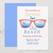 Invitation à la plage pour l'été (Devant / Derrière)