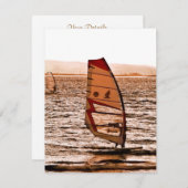 INVITATION À LA PLANCHE À VOILE (Devant / Derrière)