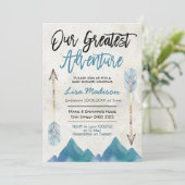 Invitation à la plus grande aventure pour bébé (Debout devant)