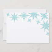 Invitation à la polka Dot Snowflake (Dos)