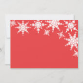 Invitation à la polka Dot Snowflake (Dos)