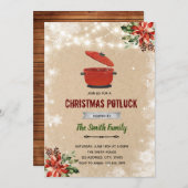 Invitation à la potchance de Noël (Devant / Derrière)