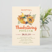 Invitation à la potluck de l'automne (Debout devant)