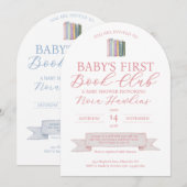 Invitation à la première bibliothèque de bébé (Devant / Derrière)