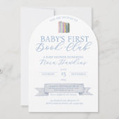 Invitation à la première bibliothèque de bébé (Dos)