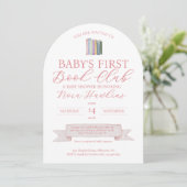 Invitation à la première bibliothèque de bébé (Debout devant)
