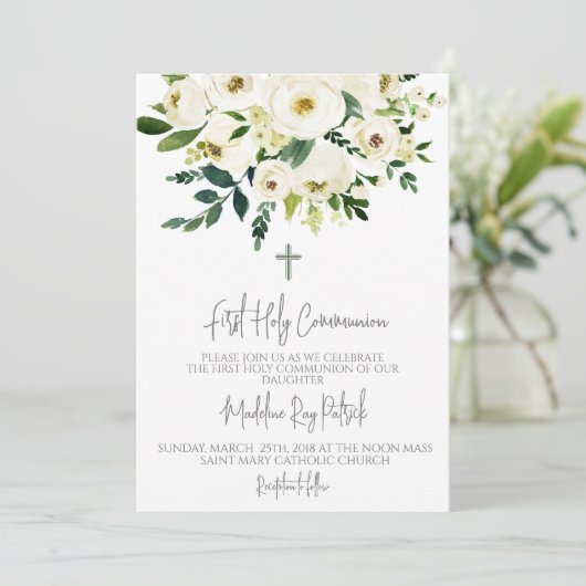 Invitation à la Première Communion (Debout devant)