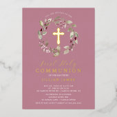 Invitation à la première communion (Recto)