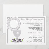 Invitation à la première communion (Devant / Derrière)